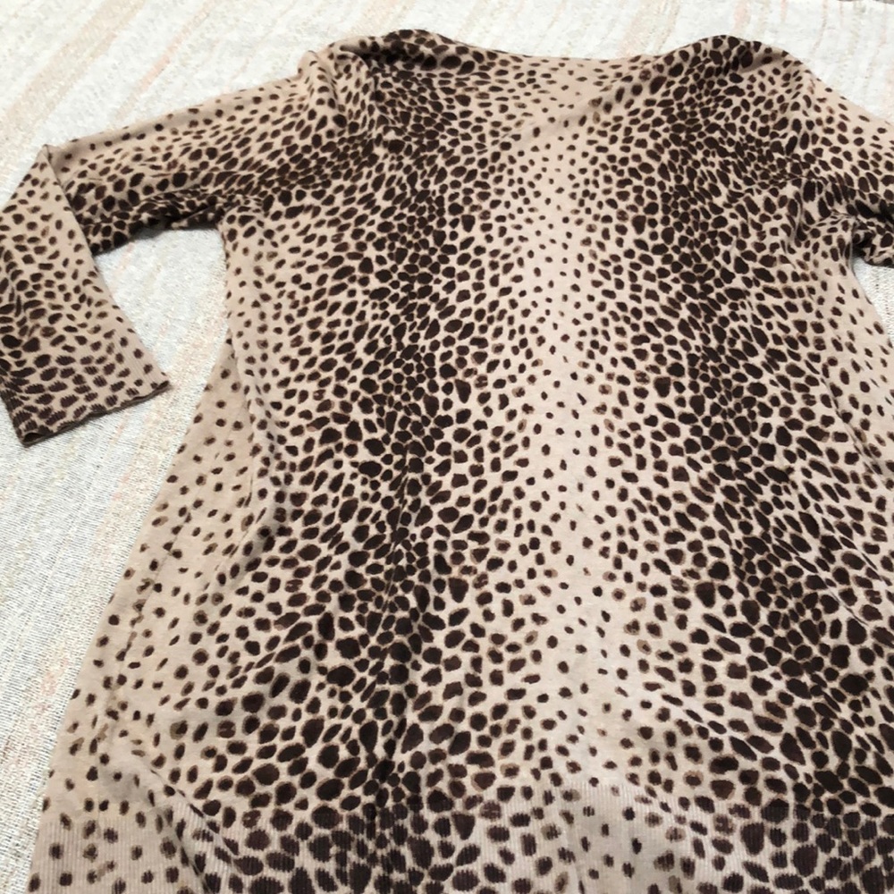 Chico’s Cheetah Rhinestone sweater - Picture 5 of 5